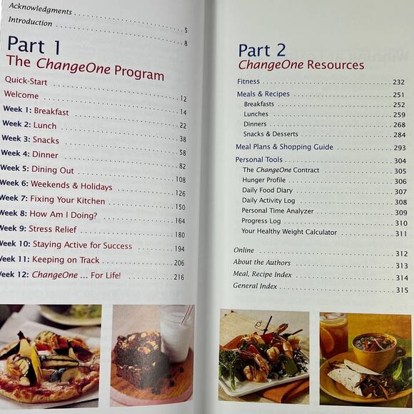 Change One -12 Week Eating Plan - Best Selling Book by John Hastings 319 Pages - Picture 5 of 8
